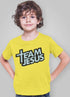Living Words Boy Round neck Tshirt 0-11M / Yellow Team Jesus