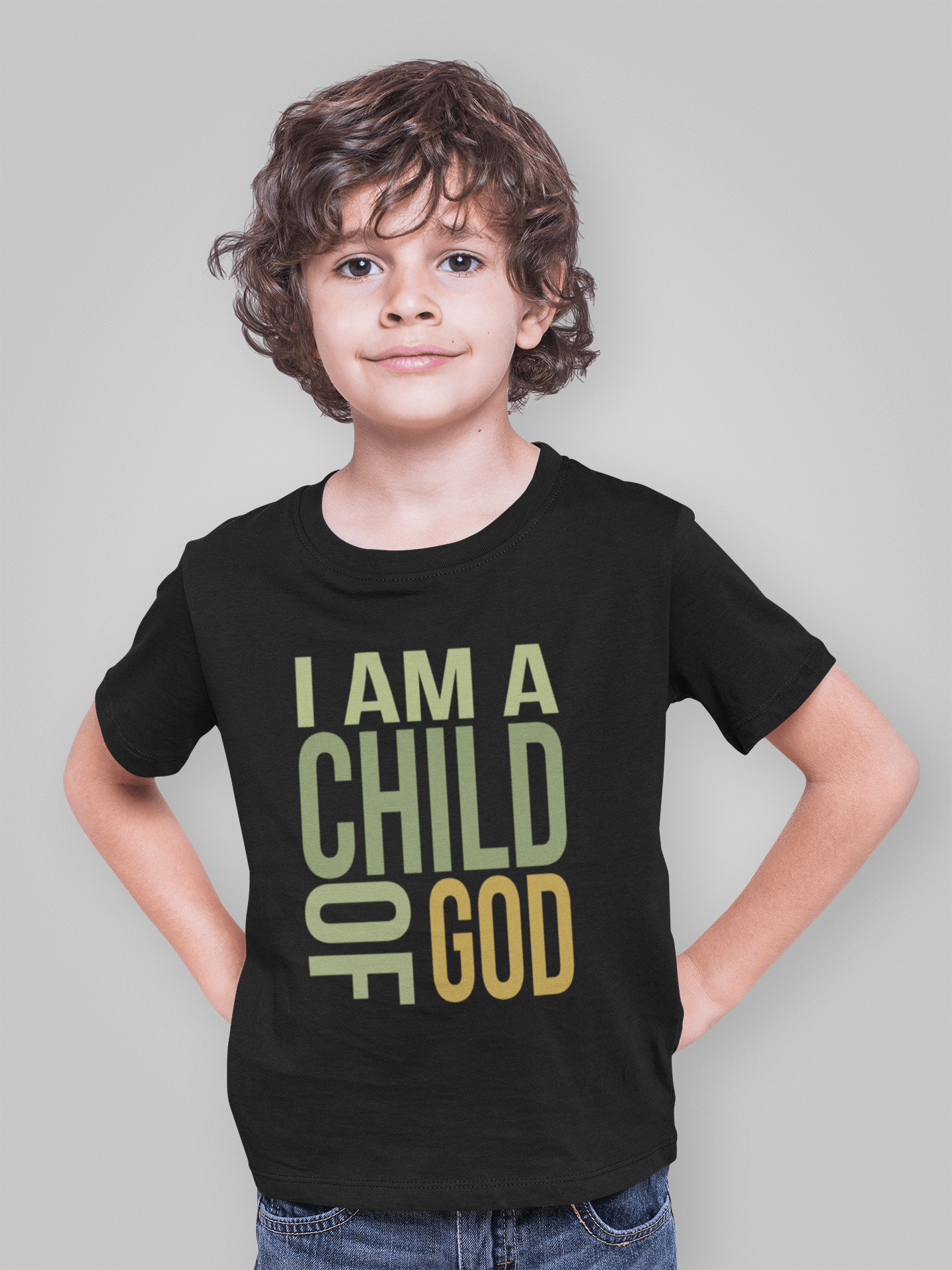 Living Words Boy Round neck Tshirt 0-12M / Black CHILD OF GOD