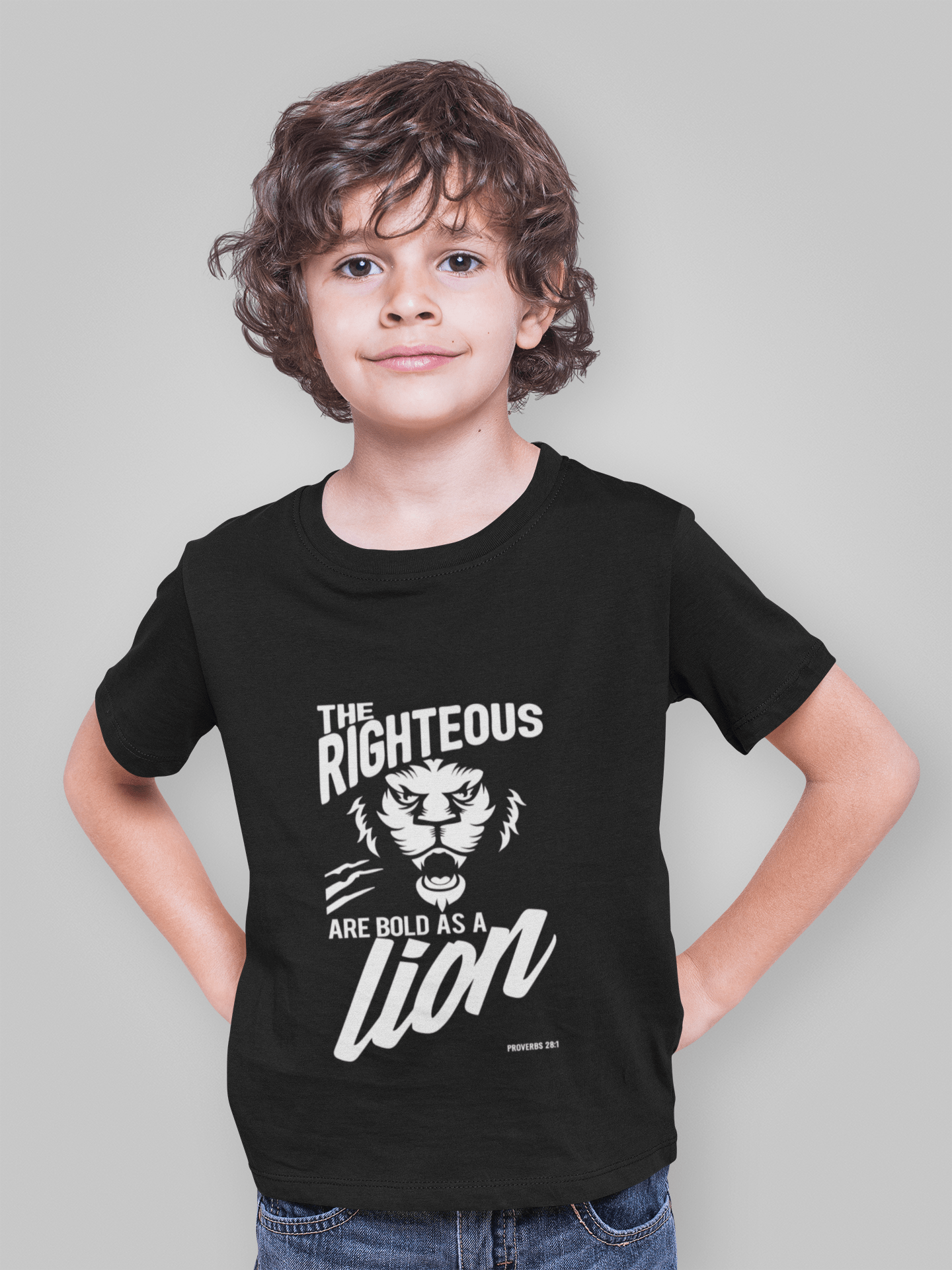 Living Words Boy Round neck Tshirt 0-12M / Black THE RIGHTEOUS