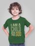 Living Words Boy Round neck Tshirt 0-12M / Bottle Green CHILD OF GOD