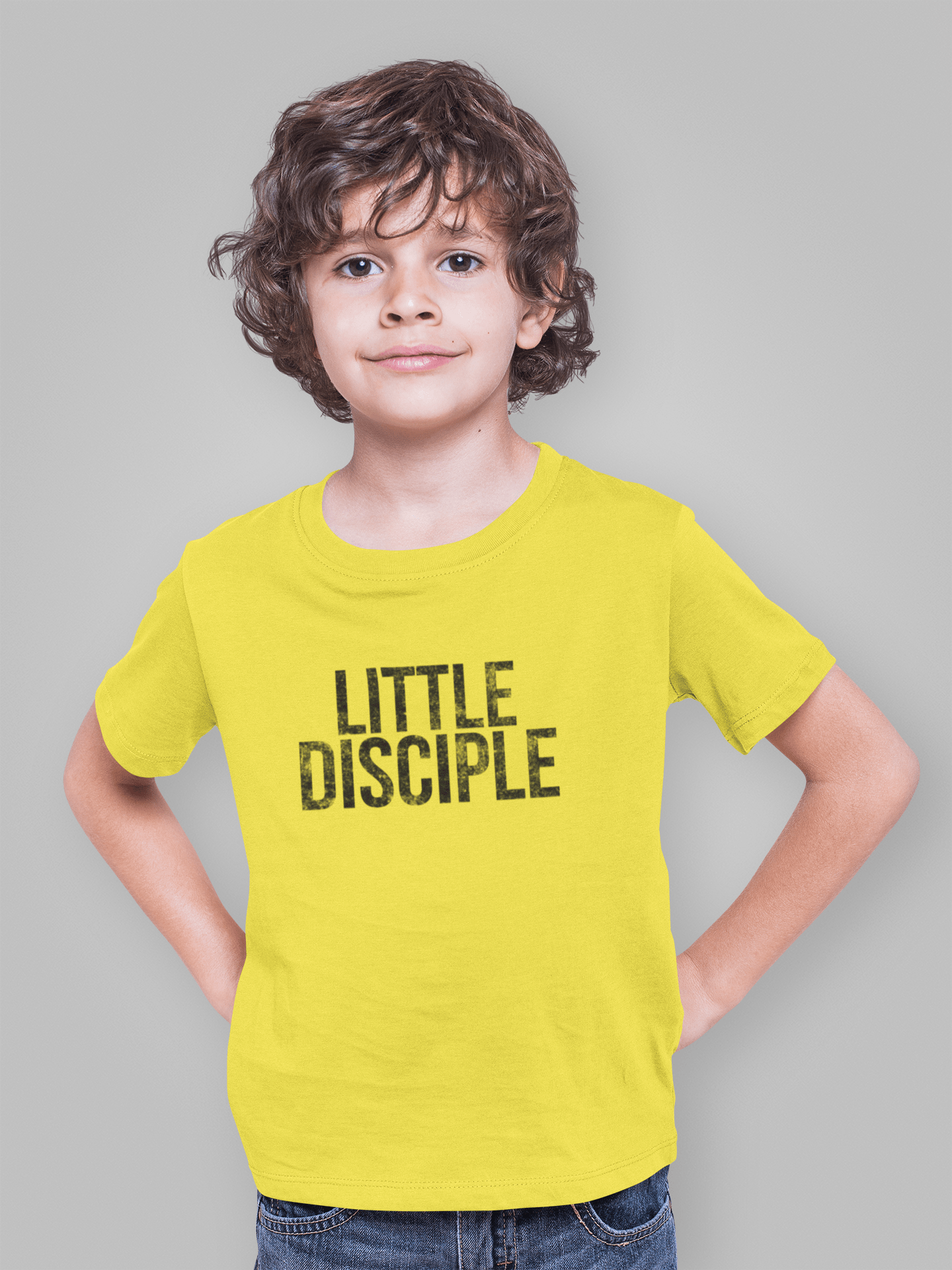Living Words Boy Round neck Tshirt 0-12M / New Yellow LITTLE DISCIPLE