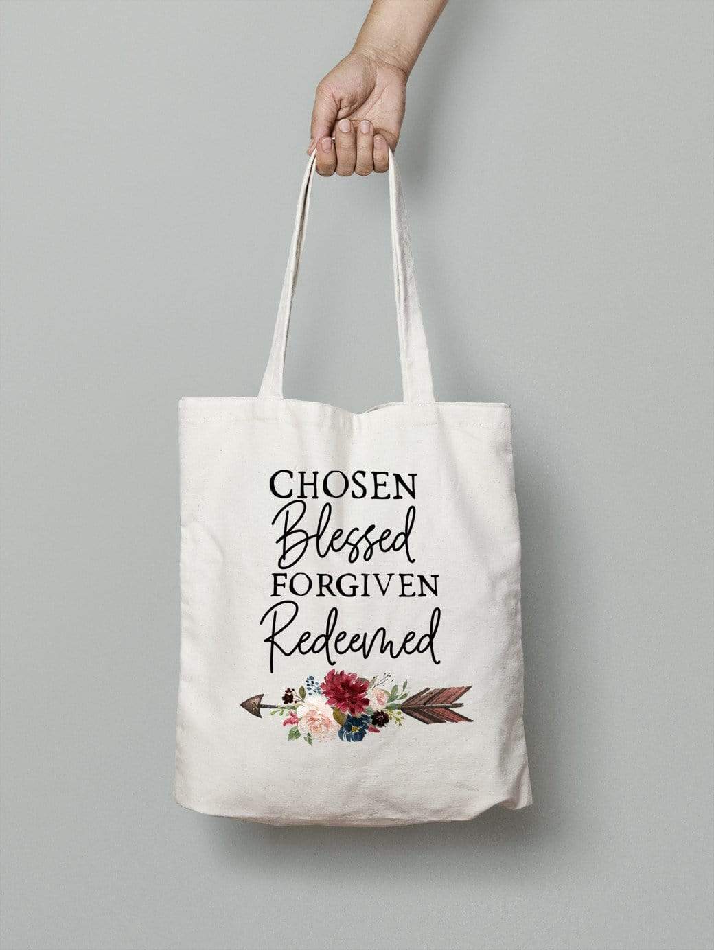 Living Words Chosen Blessed - Tote Bag