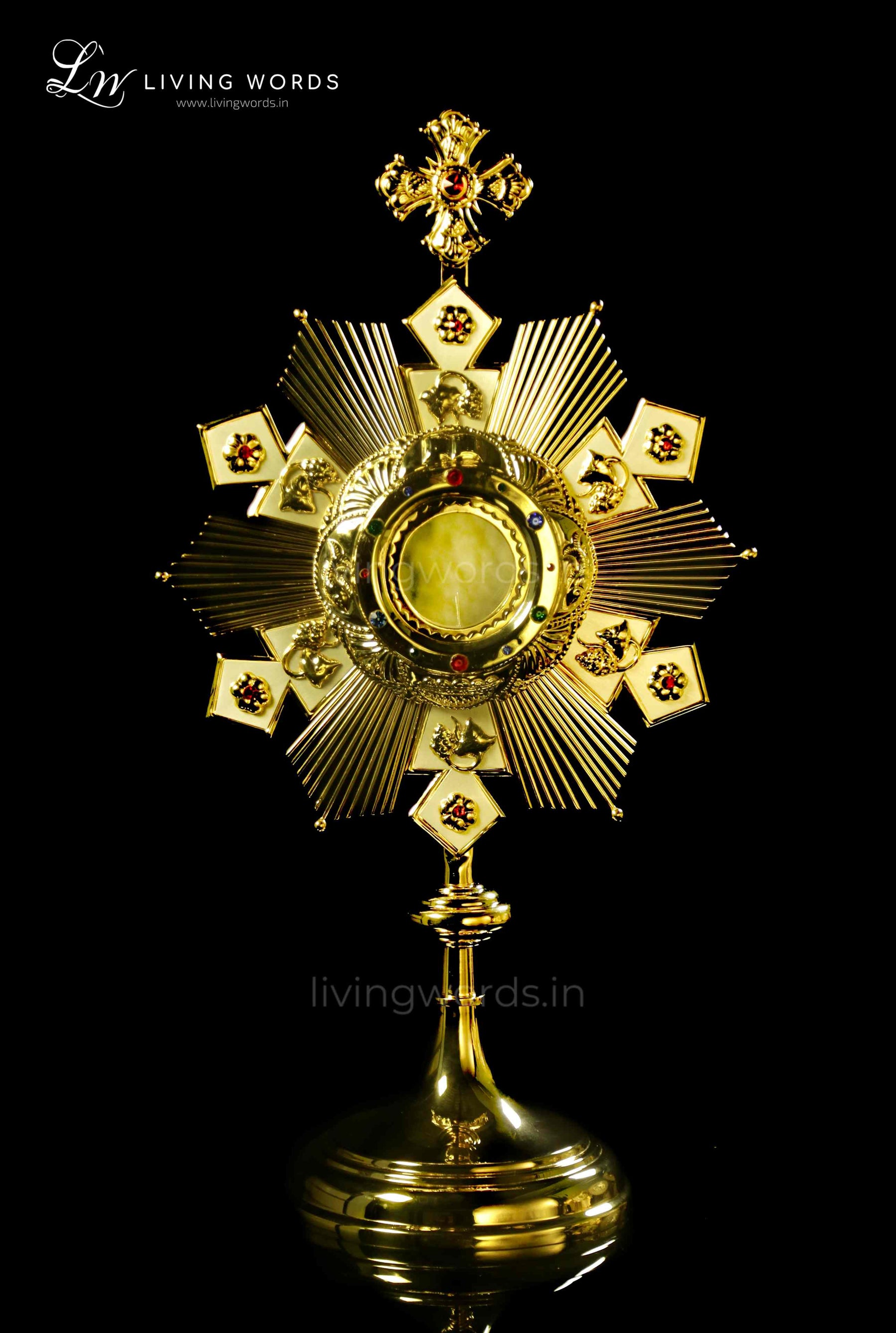 Monstrate Definition Handcrafted Monstrance - Available in Different Sizes | Heavy Gold ...