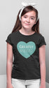Living Words Girl Round Neck Tshirt 0-11M / Black Greatly blessed