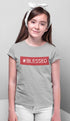 Living Words Girl Round Neck Tshirt 0-11M / Grey Blessed