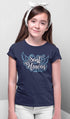 Living Words Girl Round Neck Tshirt 0-11M / Navy Blue Sent from Heaven