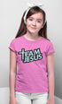 Living Words Girl Round Neck Tshirt 0-11M / Pink Team Jesus
