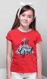 Living Words Girl Round Neck Tshirt 0-11M / Red A gift from God