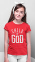 Living Words Girl Round Neck Tshirt 0-11M / Red Child of God