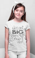 Living Words Girl Round Neck Tshirt 0-11M / White He's got big plans for me