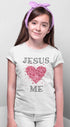 Living Words Girl Round Neck Tshirt 0-11M / White Jesus Loves Me