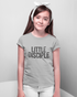 Living Words Girl Round Neck Tshirt 0-12M / Grey Melange LITTLE DISCIPLE