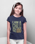 Living Words Girl Round Neck Tshirt 0-12M / Navy Blue CHILD OF GOD