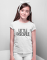 Living Words Girl Round Neck Tshirt 0-12M / White LITTLE DISCIPLE