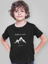 Living Words Kids Round Neck T Shirt Boy / 0-12 Mn / Black Faith can move