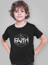 Living Words Kids Round Neck T Shirt Boy / 0-12 Mn / Black Live by faith