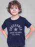 Living Words Kids Round Neck T Shirt Boy / 0-12 Mn / Navy Blue Unashamed