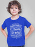 Living Words Kids Round Neck T Shirt Boy / 0-12 Mn / Royal Blue Everything possible