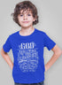 Living Words Kids Round Neck T Shirt Boy / 0-12 Mn / Royal Blue For God so loved