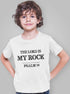 Living Words Kids Round Neck T Shirt Boy / 0-12 Mn / White The Lord is my Rock - Psalm 18