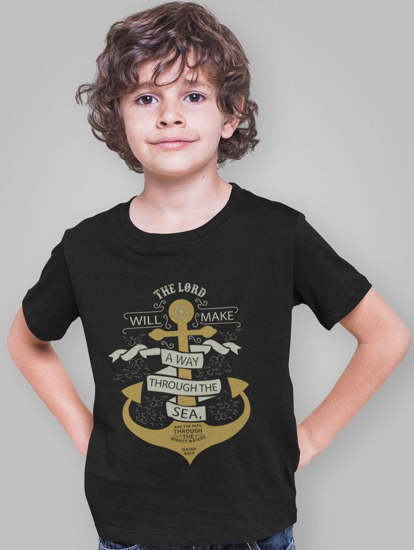Kid's Jesus/Christian T Shirts The Lord will make a way