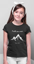 Living Words Kids Round Neck T Shirt Girl / 0-12 Mn / Black Faith can move