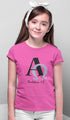Living Words Kids Round Neck T Shirt Girl / 0-12 Mn / Pink (Girls only) Alpha and Omega