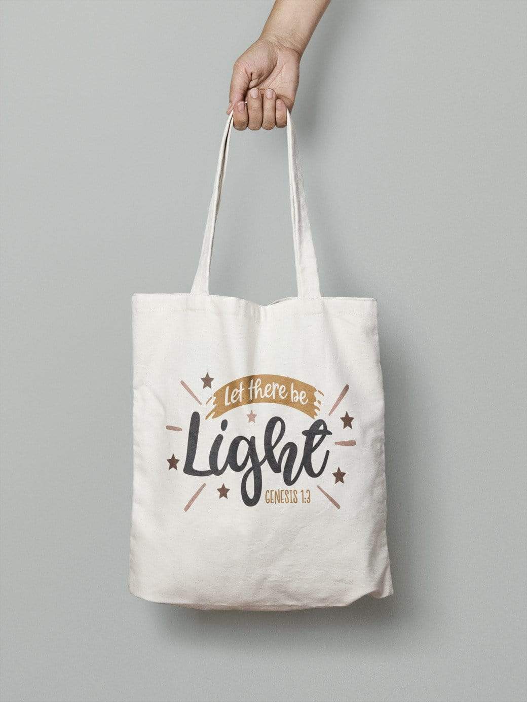 Living Words Let there be light - Tote Bag