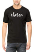 Living Words Men Round Neck T Shirt S / Black Chosen - Christian T-shirt
