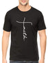 Living Words Men Round Neck T Shirt S / Black Faith - Christian T-Shirt