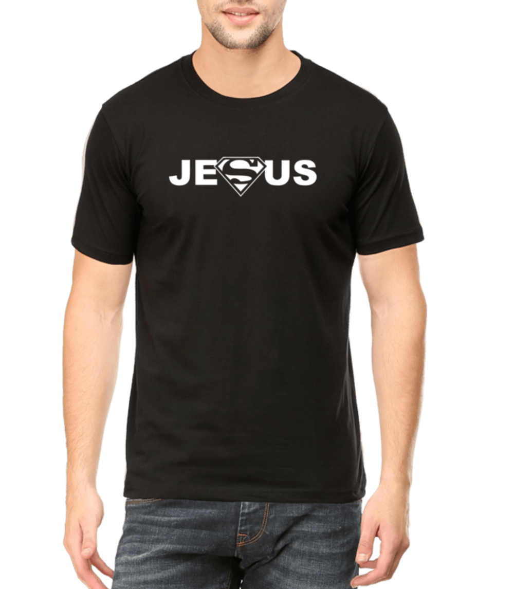 Living Words Men Round Neck T Shirt S / Black JESUS - CHRISTIAN T-SHIRT