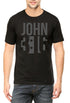 Living Words Men Round Neck T Shirt S / Black JOHN 3:16 - Christian T-Shirt