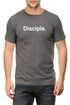 Living Words Men Round Neck T Shirt S / Charcoal Melange Disciple - Christian T-shirt
