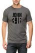 Living Words Men Round Neck T Shirt S / Charcoal Melange JOHN 3:16 - Christian T-Shirt