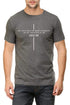 Living Words Men Round Neck T Shirt S / Charcoal Melange MY FAITH WILL BE MADE STRONGER - Christian T-Shirt