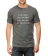 Living Words Men Round Neck T Shirt S / Charcoal Melange Rescued,Redemeed,Restored - Christian T-Shirt