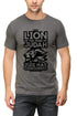 Living Words Men Round Neck T Shirt S / Charcoal Melange THE LION OF JUDAH - Christian T-Shirt