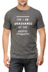 Living Words Men Round Neck T Shirt S / Charcoal Melange UNASHAMED - Christian T-Shirt
