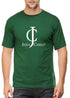 Living Words Men Round Neck T Shirt S / Green Jesus Christ - Christian T-Shirt
