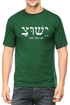 Living Words Men Round Neck T Shirt S / Green Jesus (Yehshuah) Hebrew - Christian T-Shirt