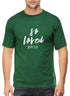 Living Words Men Round Neck T Shirt S / Green So Loved - Christian T-Shirt