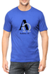 Living Words Men Round Neck T Shirt S / Light Blue Alpha and Omega - Christian T-Shirt