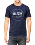 Living Words Men Round Neck T Shirt S / Navy Blue Be Still - Christian T-shirt