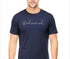 Living Words Men Round Neck T Shirt S / Navy Blue Redeemed - Christian T-Shirt