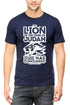 Living Words Men Round Neck T Shirt S / Navy Blue THE LION OF JUDAH - Christian T-Shirt