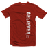 Living Words Men Round Neck T Shirt S / Red Believer - Christian T-Shirt