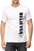 Living Words Men Round Neck T Shirt S / White Believer - Christian T-Shirt
