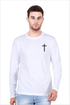 Living Words Men Round Neck T Shirt S / White Buy Gospel T Shirts Online India - Cross