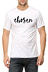 Living Words Men Round Neck T Shirt S / White Chosen - Christian T-shirt