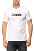 Living Words Men Round Neck T Shirt S / White Disciple - Christian T-shirt